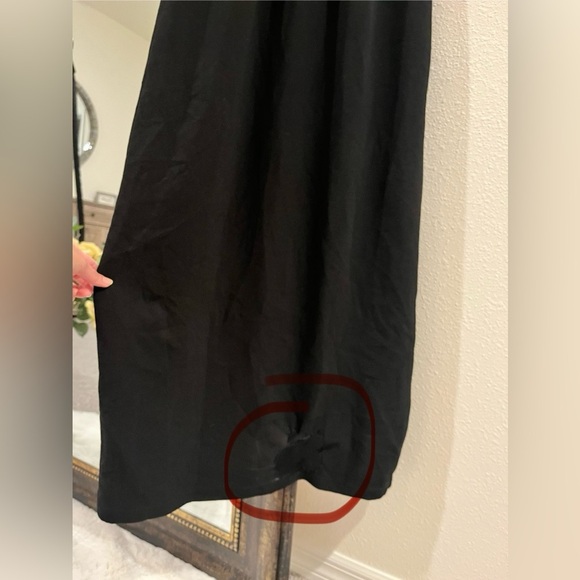 Trina Turk Black High Ruffle Gown Size 4 - Picture 8 of 9